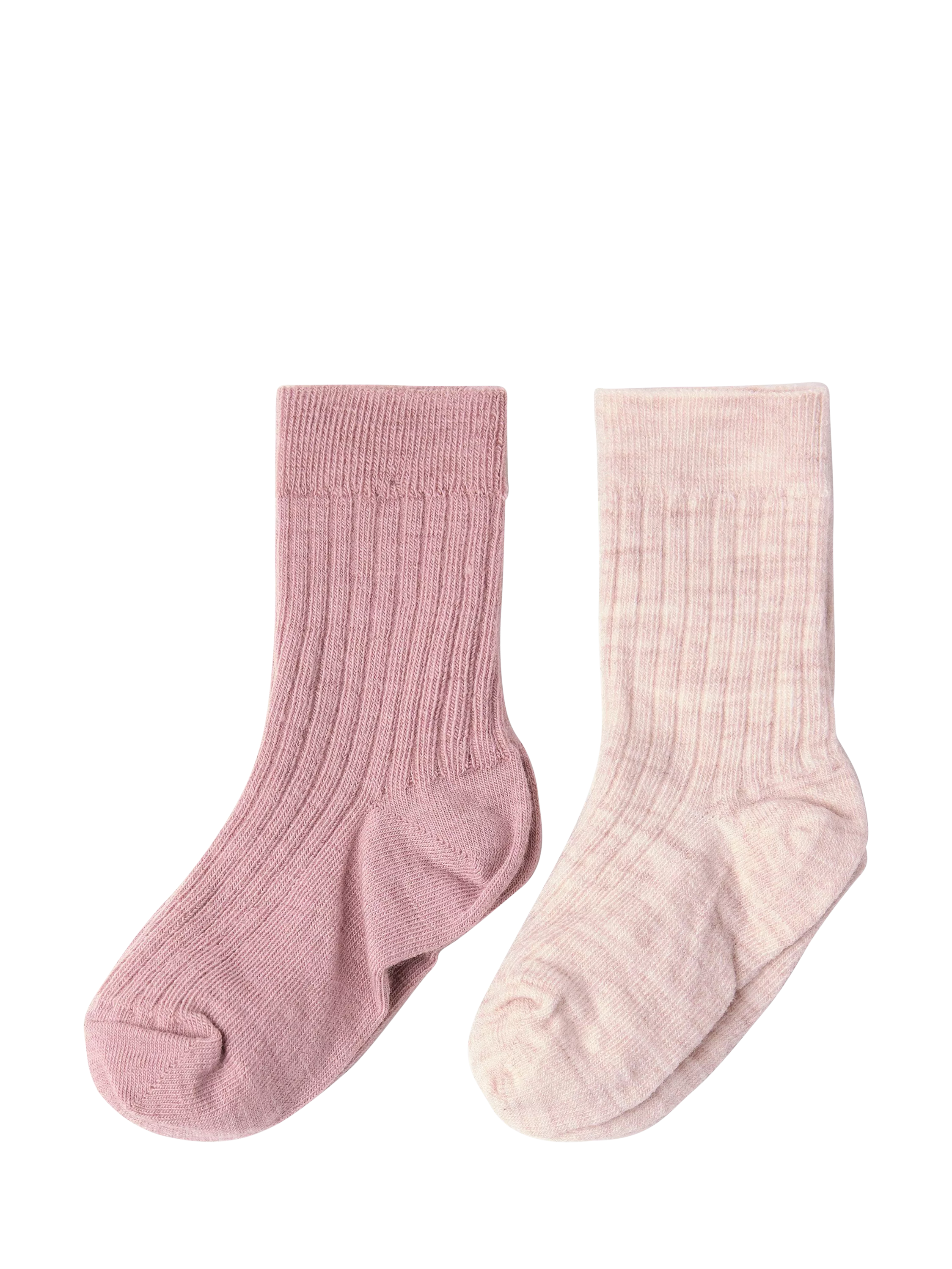 Lindex kids socks pink pale pink pack of 2, UK version