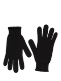 SISLEY ribbed cuff gloves cashmere blend knit - British product