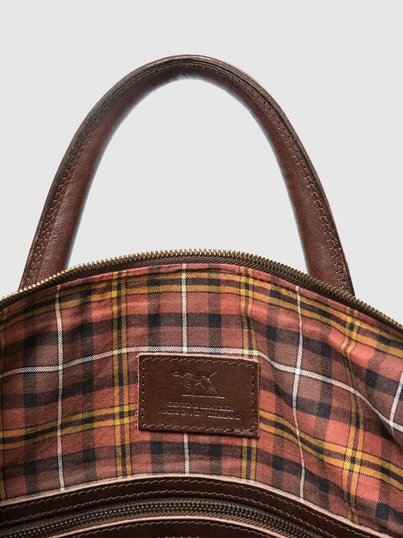 Rodd & Gunn Normanby holdall bag in cocoa - British product