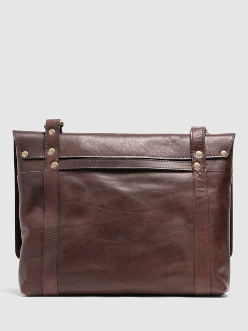 Rodd & Gunn Woodstock messenger satchel in Cocoa, imported from the UK
