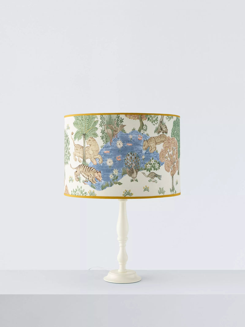 John Lewis x Sanderson Pamir Garden drum lampshade 30cm (British brand)
