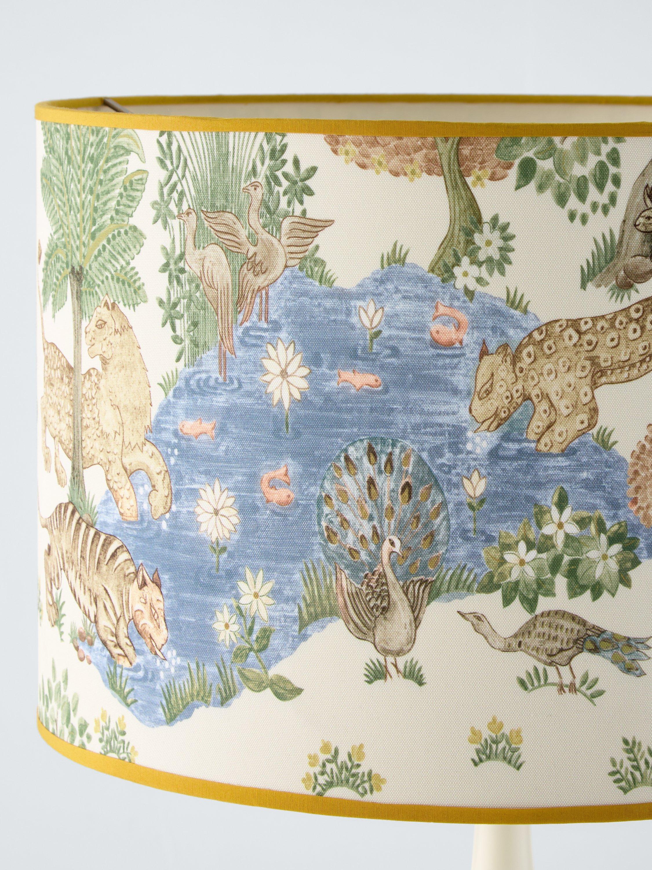 John Lewis x Sanderson Pamir Garden drum lampshade 30cm (British brand)