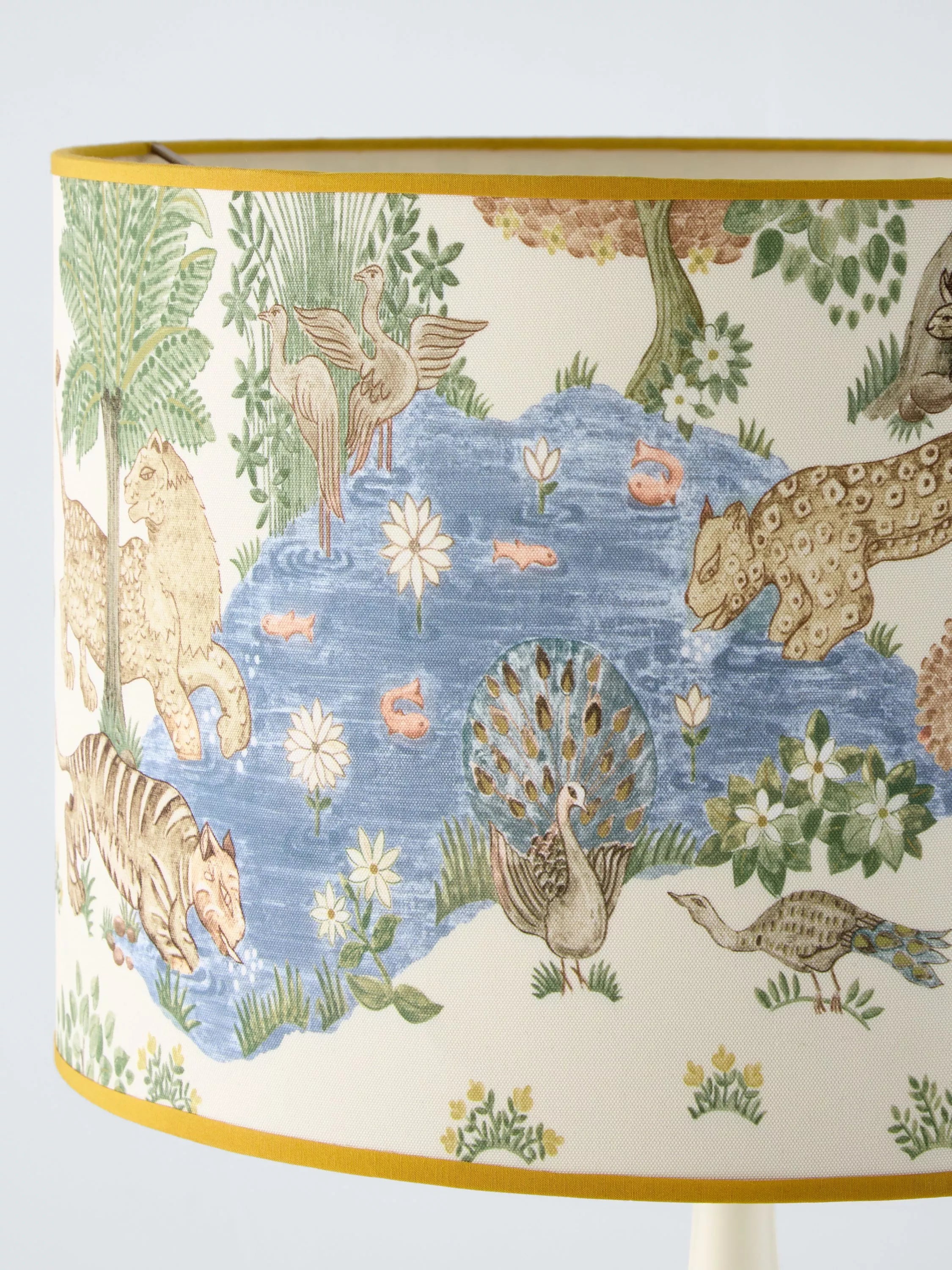 John Lewis x Sanderson Pamir Garden drum lampshade 30cm (British brand)