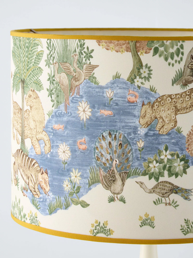 John Lewis x Sanderson Pamir Garden drum lampshade 30cm (British brand)