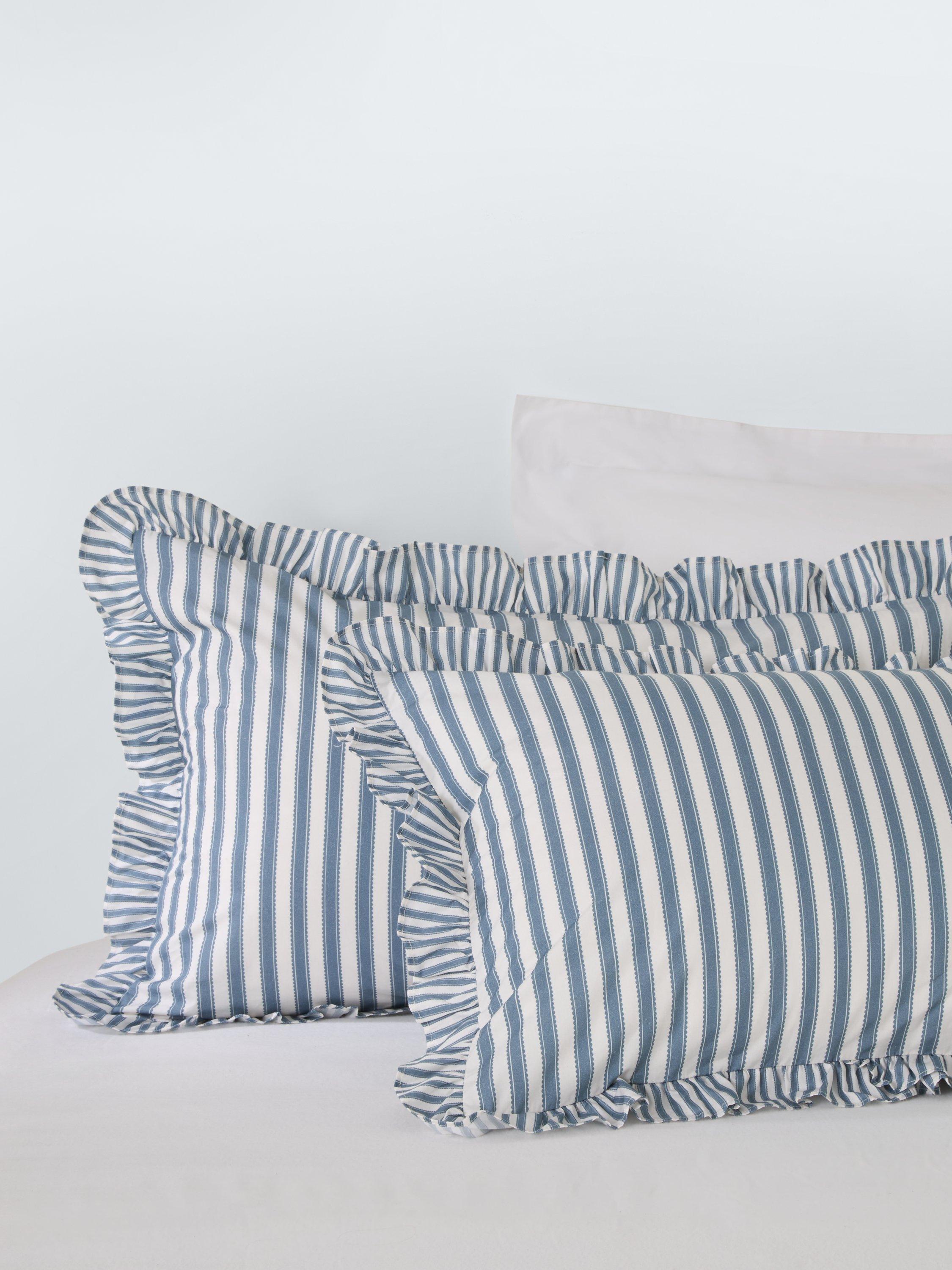 John Lewis Sanderson duvet cover set double pinstripe (British brand)