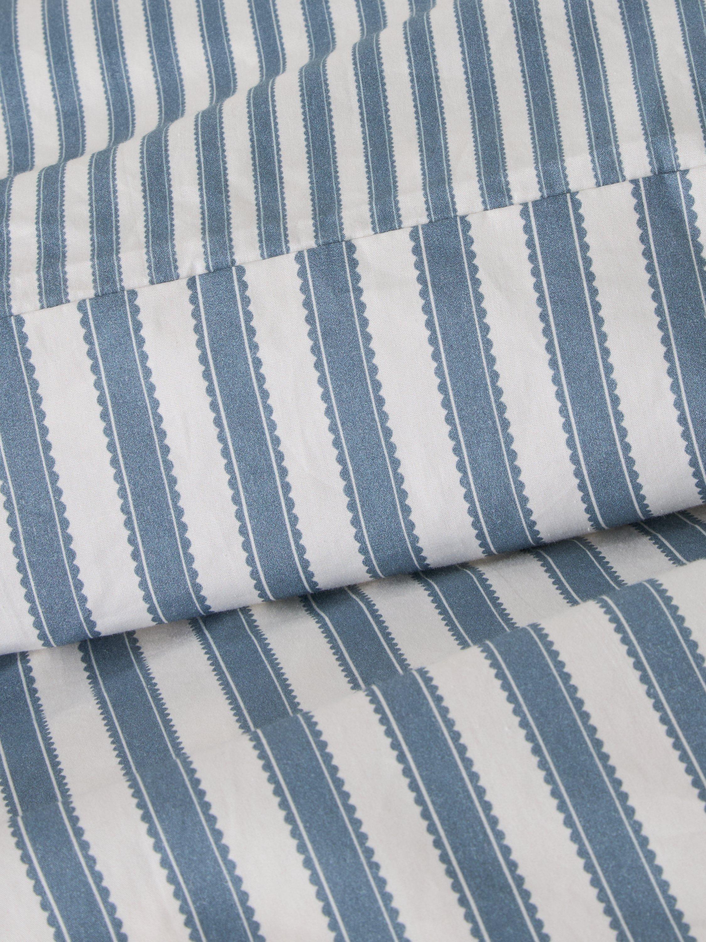John Lewis Sanderson duvet cover set double pinstripe (British brand)