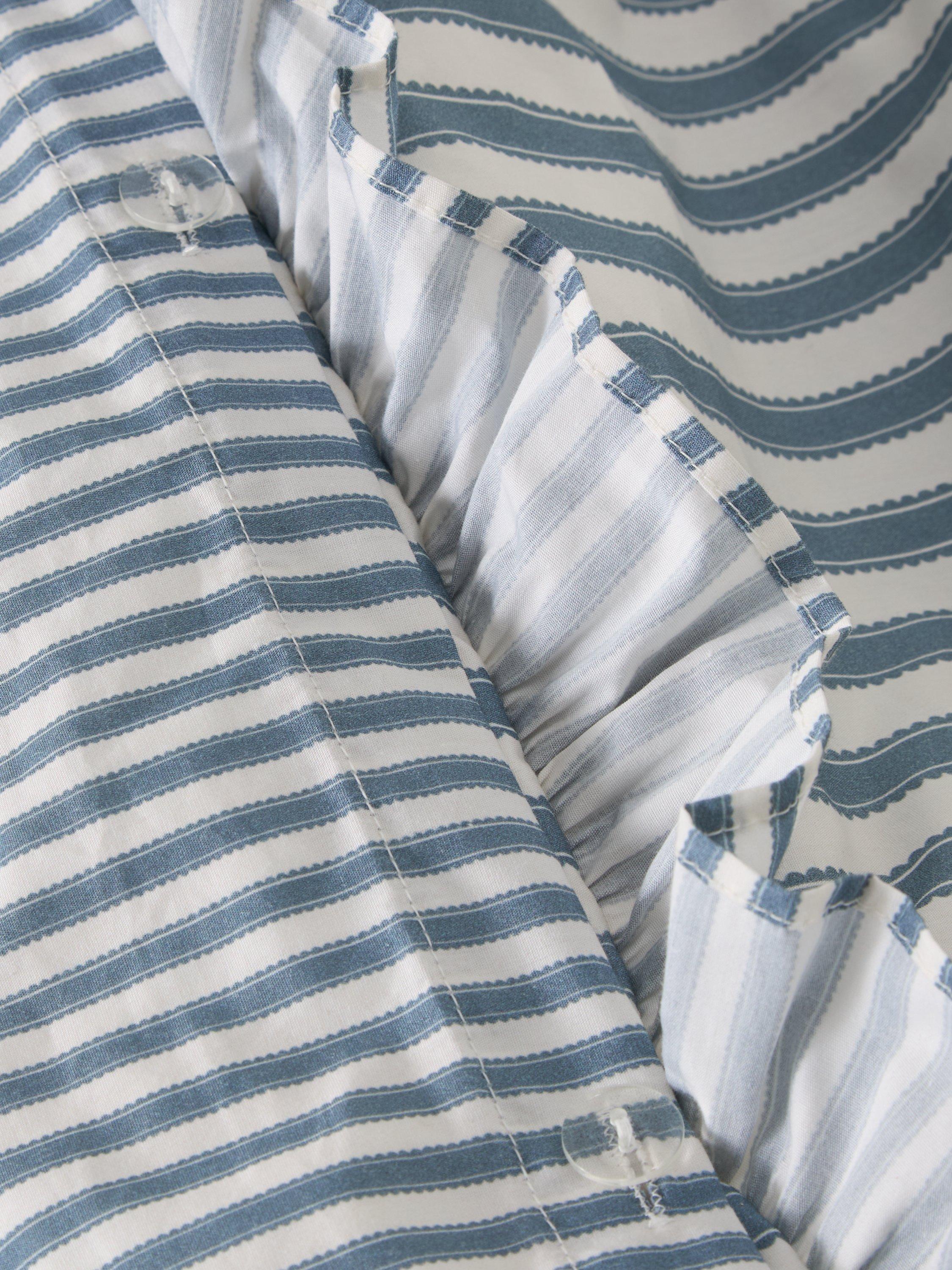 John Lewis Sanderson duvet cover set double pinstripe (British brand)