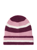 Lindex Kids Multi Stripe Wool Blend Beanie Hat, UK version
