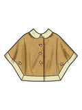 Simplicity children's poncho sewing pattern S3043 (British brand)