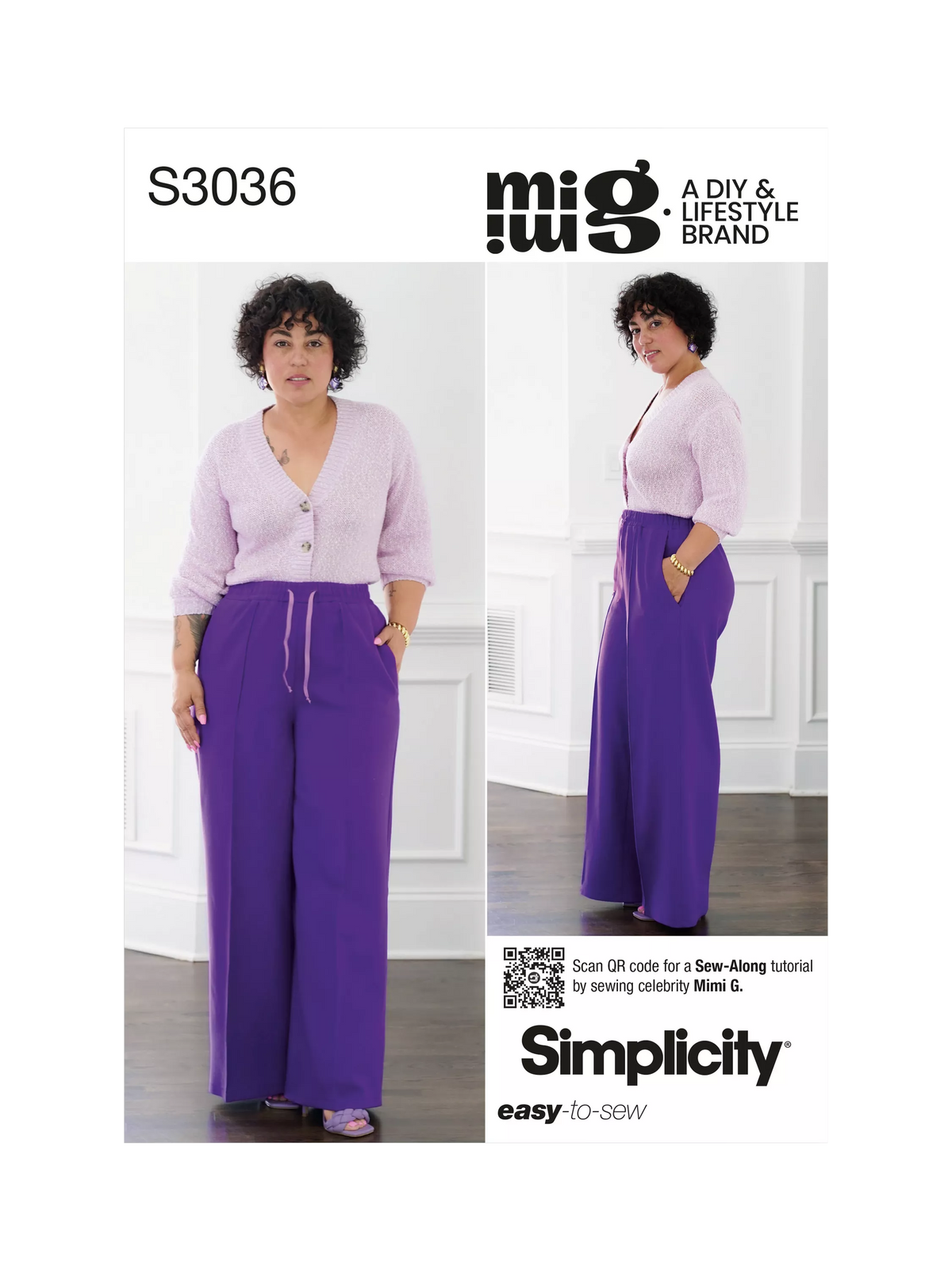 Simplicity Misses' Jogger Pants sewing pattern S3036 (British brand)