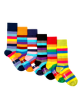 OddBalls striped socks pack of 6 - British product