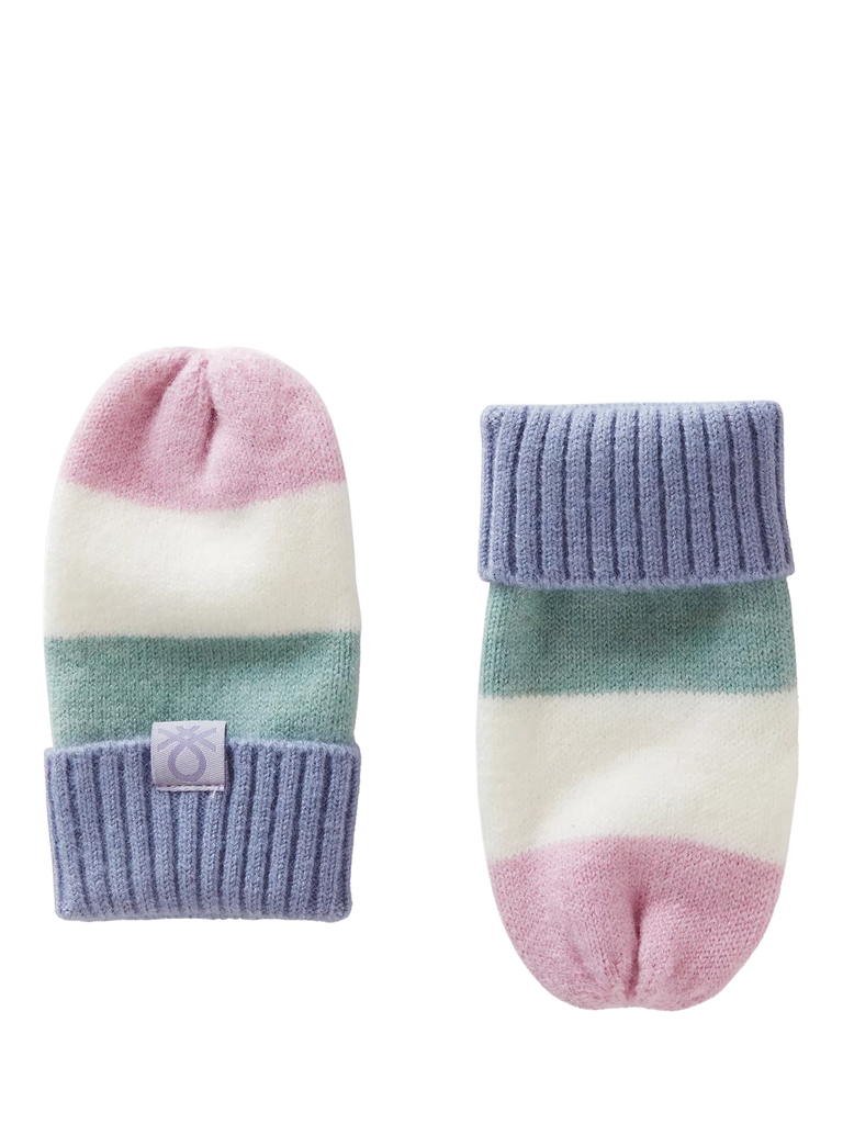 Benetton Kids' Stripe Mittens, Multi