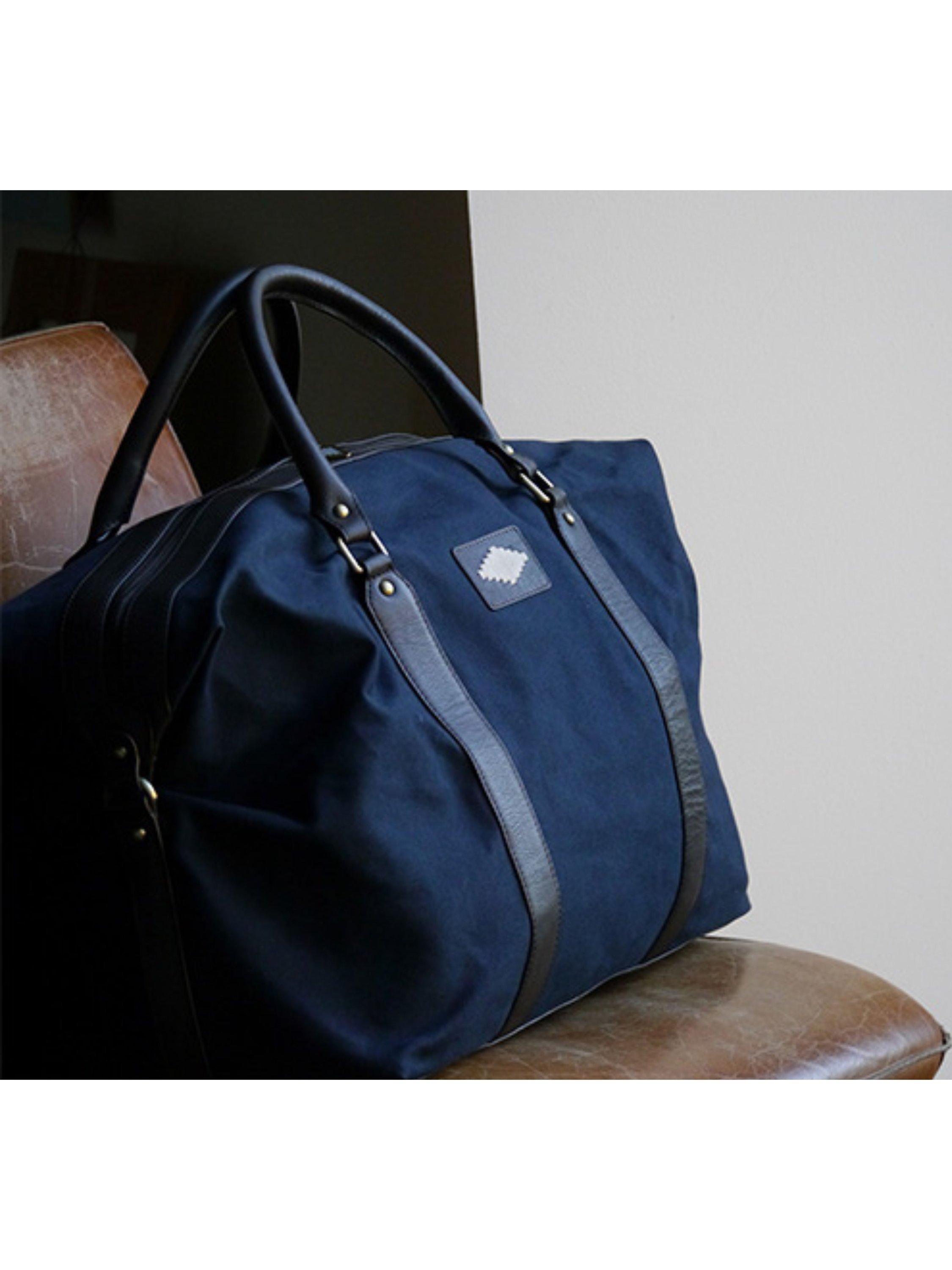 Pampeano Caballero Duffle Bag aus Leder und Canvas (britische Marke)