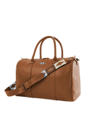 Pampeano Varon leather duffle bag tan - British product