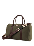 Pampeano Varon leather canvas duffle bag large, imported from the UK