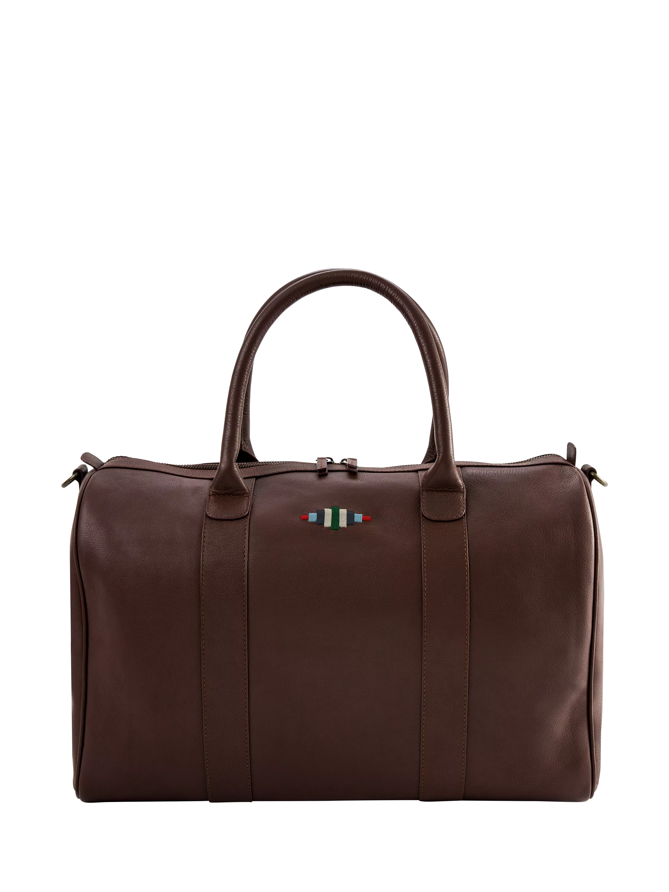Pampeano Varon leather duffle bag brown (British brand)
