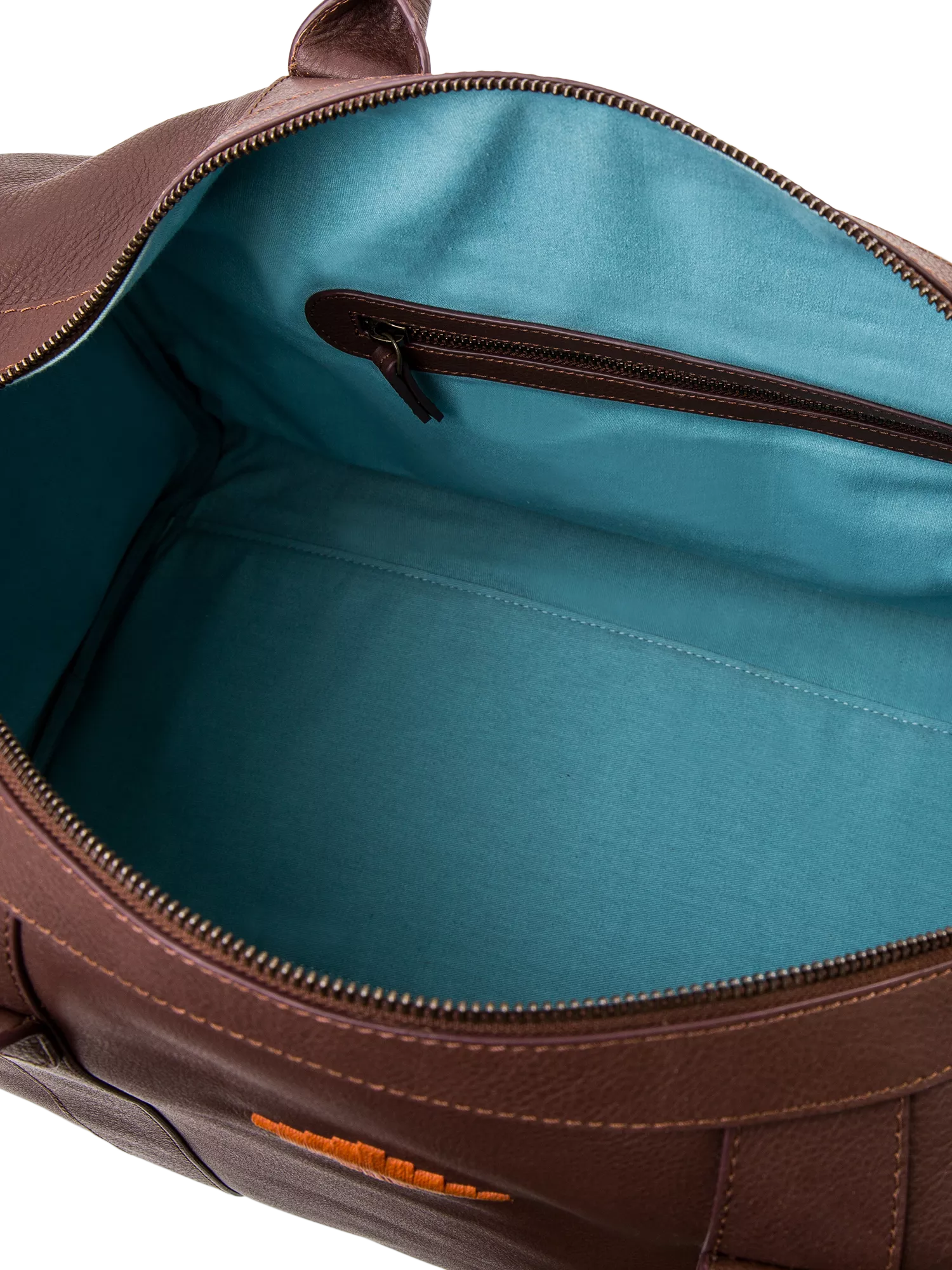 Pampeano Varon leather duffle bag brown (British brand)