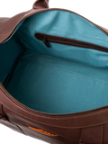 Pampeano Varon leather duffle bag brown (British brand)