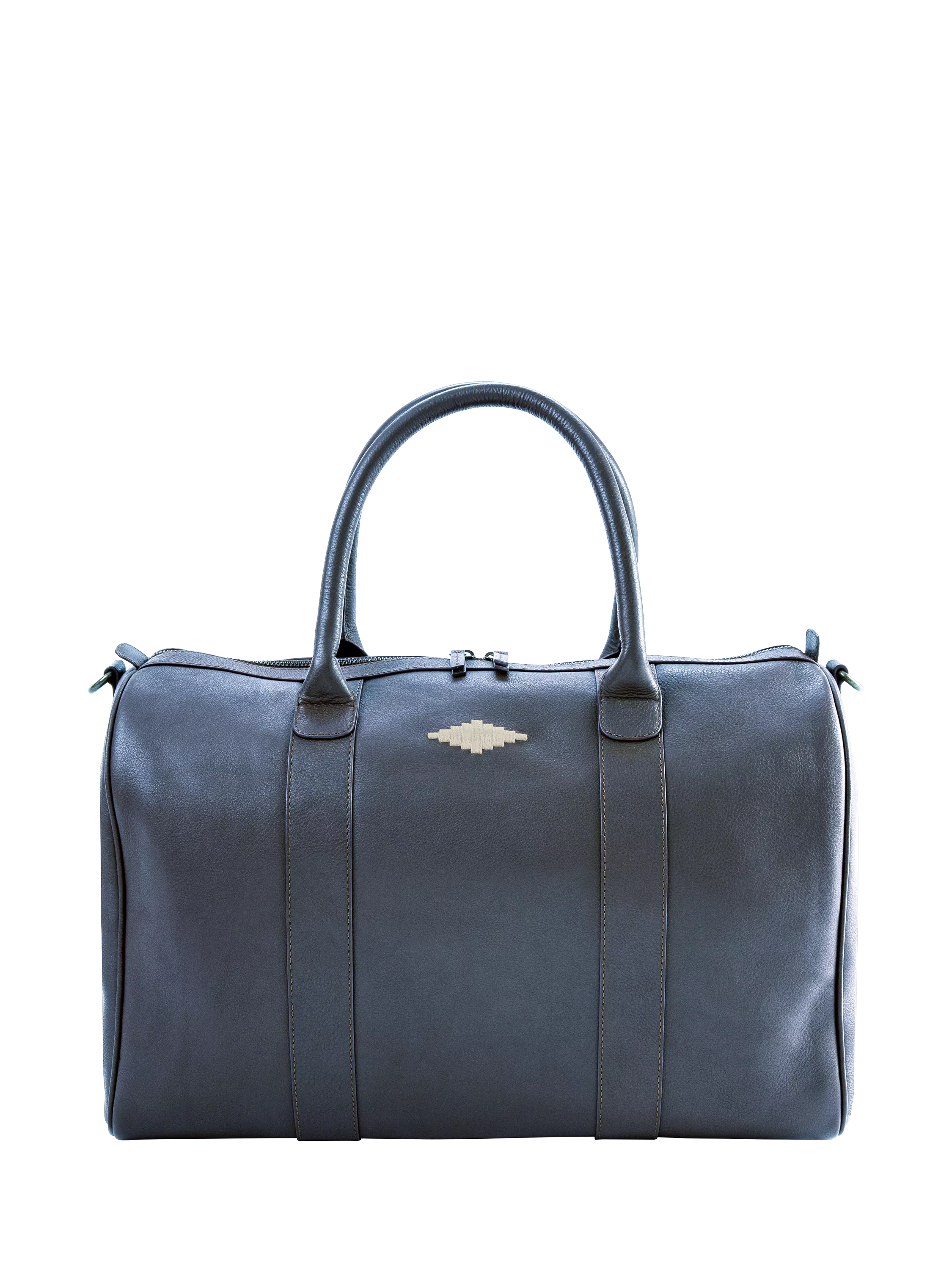 Pampeano Varon leather duffle bag navy (British brand)