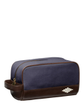 Pampeano Hombre Leather & Canvas Wash Bag