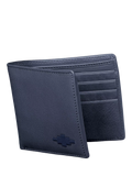 Pampeano Dinero Leather Card Wallet, Navy, One Size