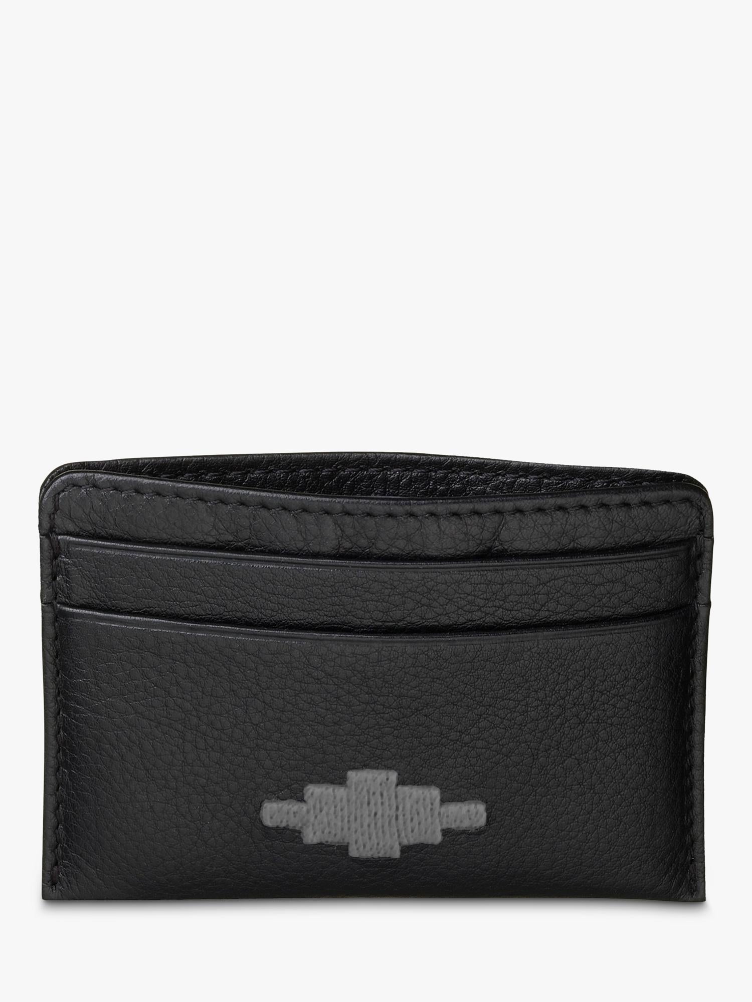 Pampeano Rombo leather credit card slip with suede lining, UK version