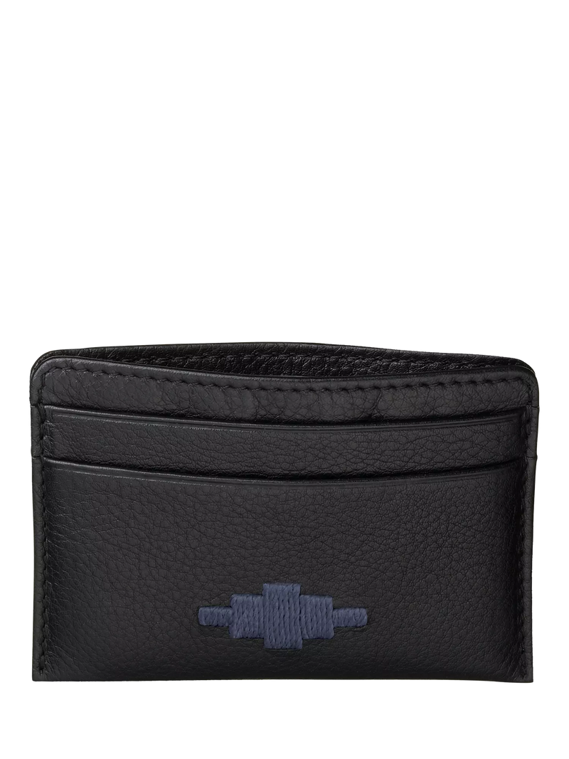 Pampeano Rombo leather credit card slip with suede lining, UK version