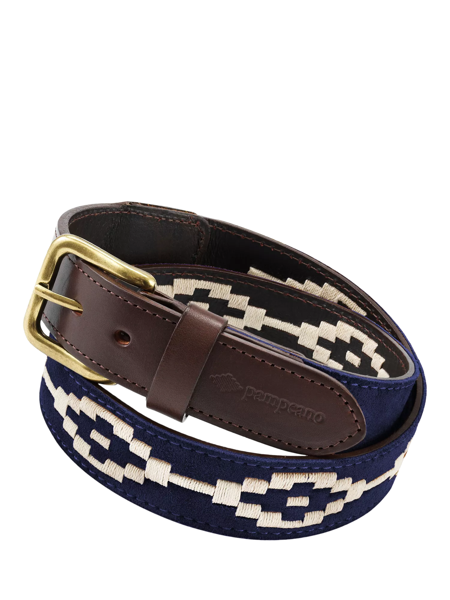 Pampeano leather and suede belt Confianza, UK version