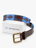 Pampeano Azules Gürtel dunkelblau hellblau, UK Version