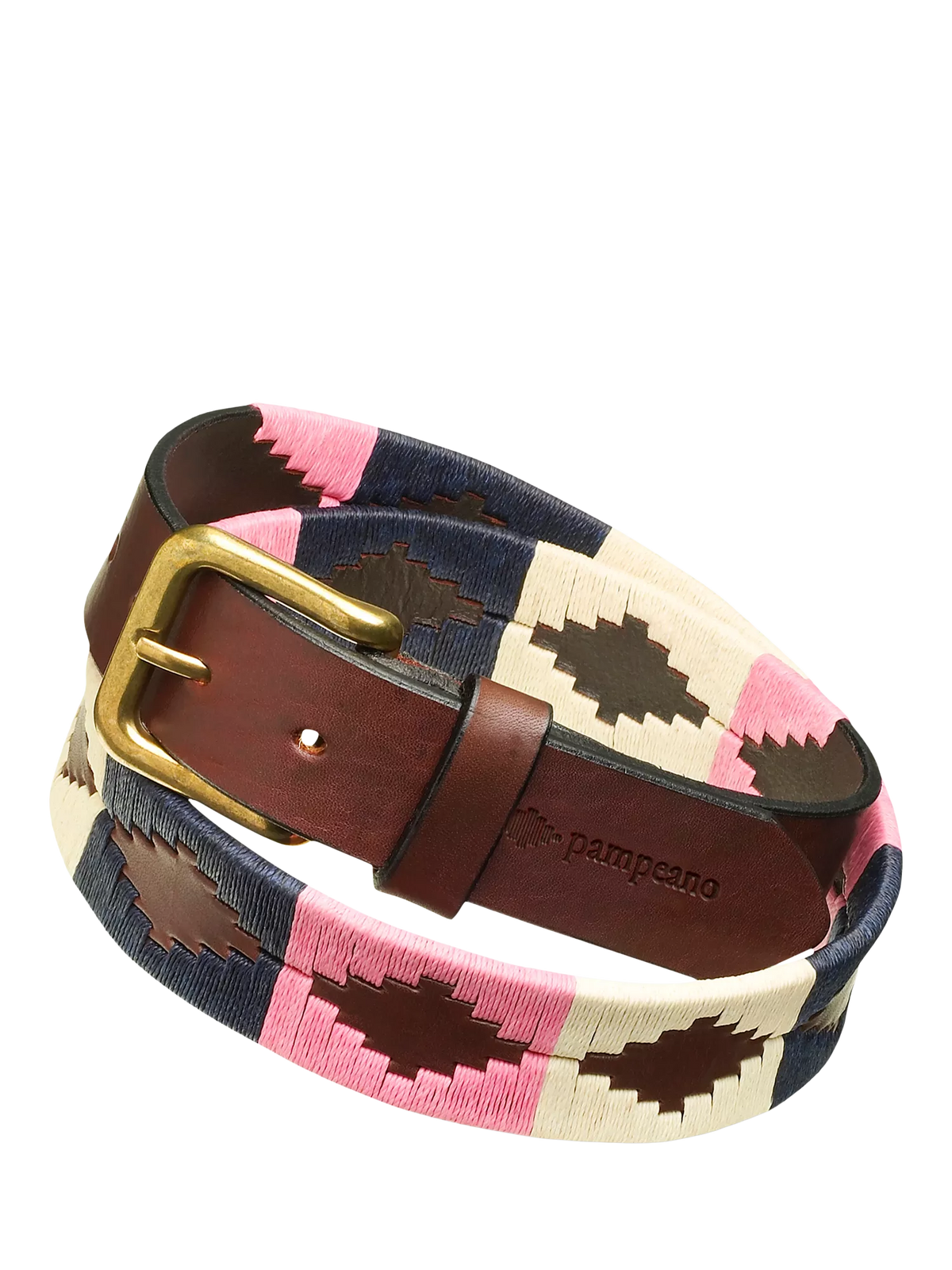 Pampeano Dulce belt blue cream pink (British brand)