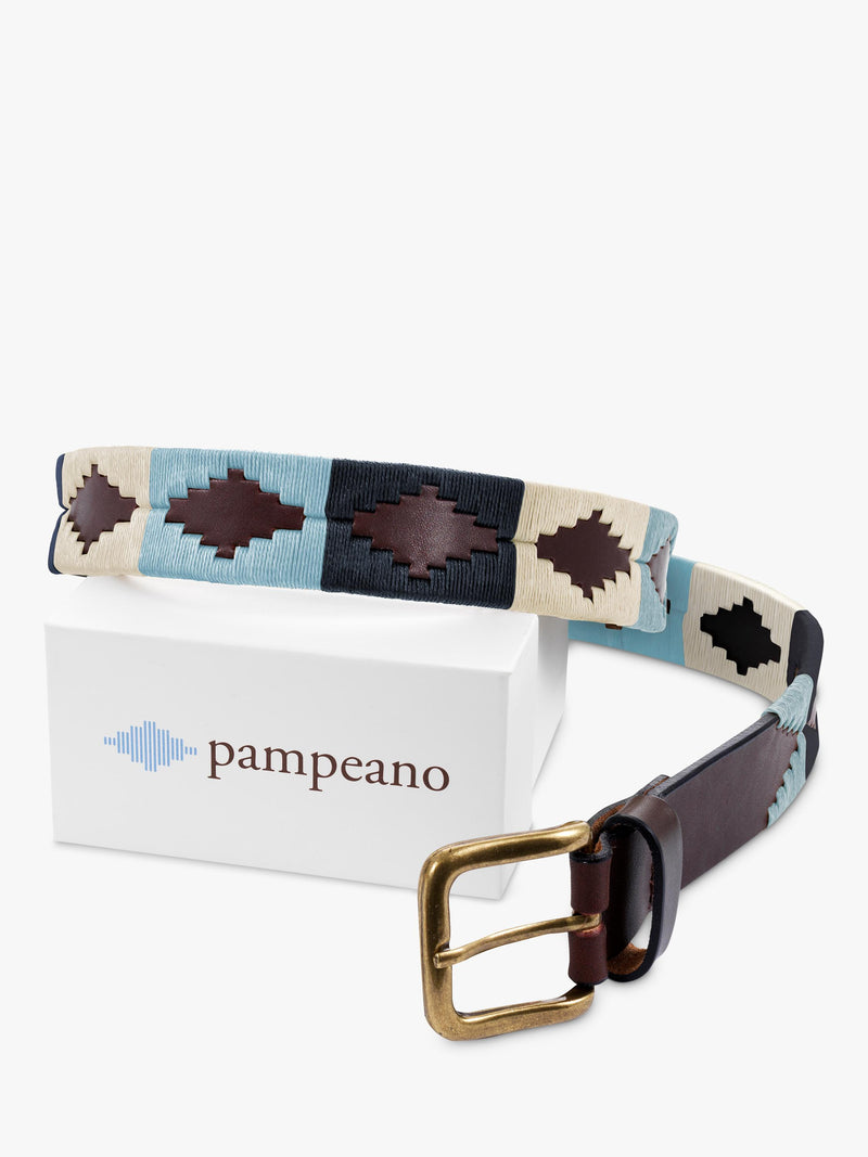 Pampeano Sereno Ledergürtel handgenäht - britisches Produkt