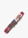 Pampeano Petalo leather dog collar pink blue, imported from the UK