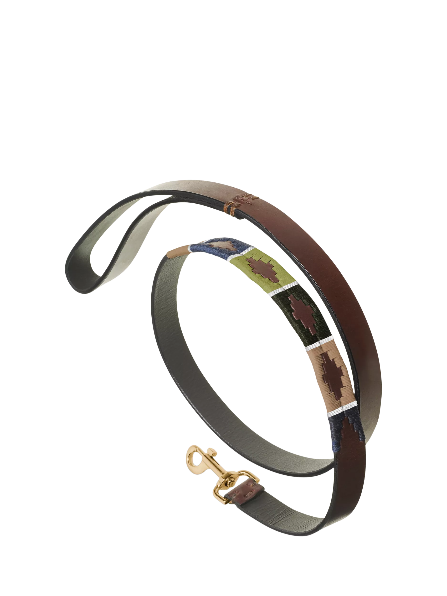Pampeano Caza leather dog lead 115cm, UK version