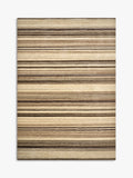 Gooch Luxury spice chilli stripe wool rug (British brand)