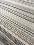 Gooch Luxury spice chilli stripe wool rug (British brand)