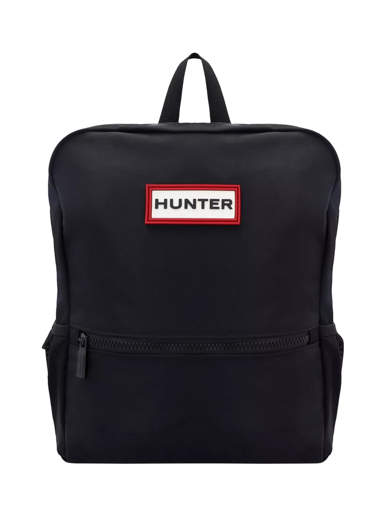 Hunter Kid's Nylon Pioneer Top Clip Backpack, Black