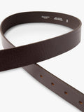 Hackett London leather belt with H monogram buckle (British brand)