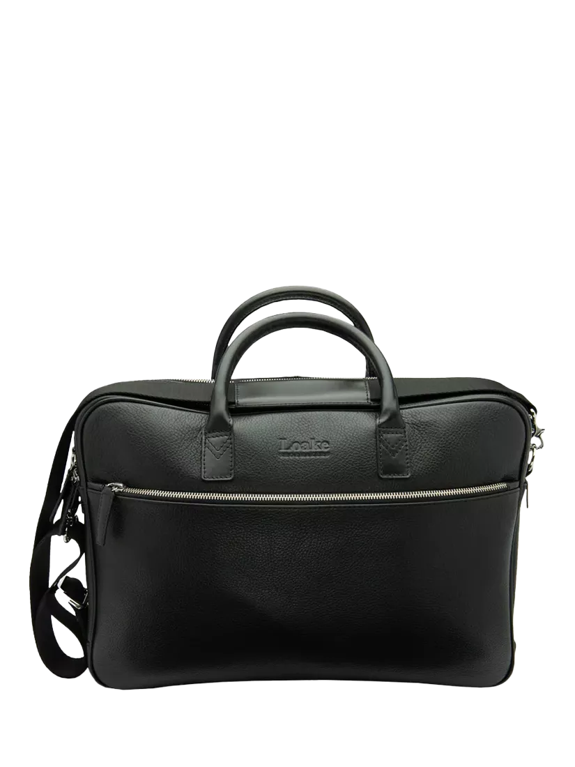 Loake Westminster leather briefcase, imported from the UK