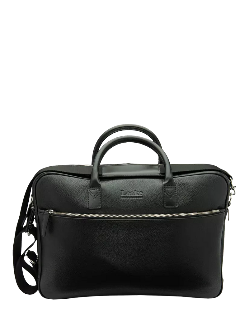 Loake Westminster leather briefcase, imported from the UK