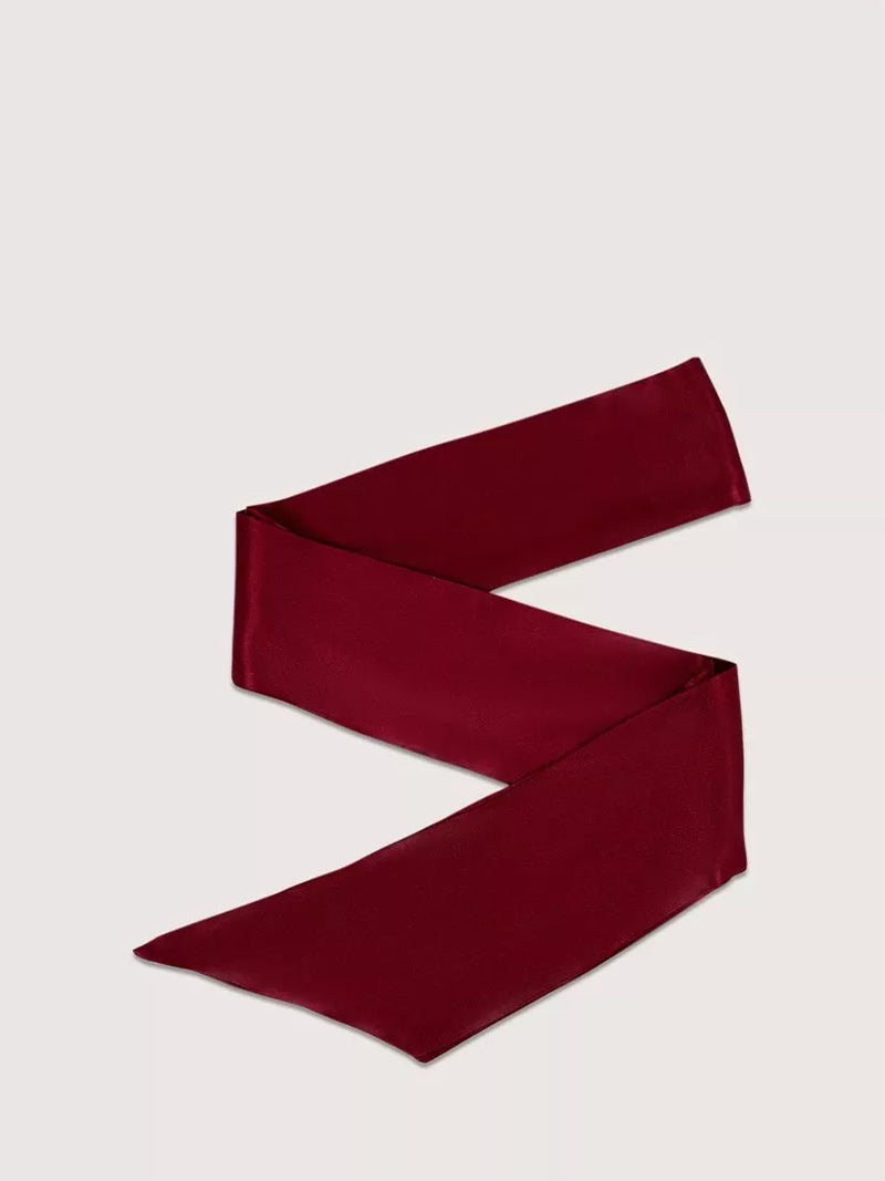 Rewritten Satin Bridesmaid Sash, Chianti Satin, One Size