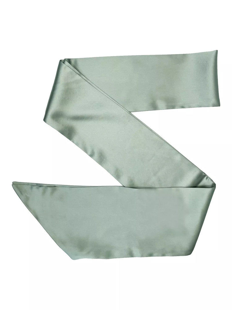 Rewritten Satin Bridesmaid Sash, Sage Green, One Size