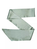 Rewritten Satin Bridesmaid Sash, Sage Green, One Size