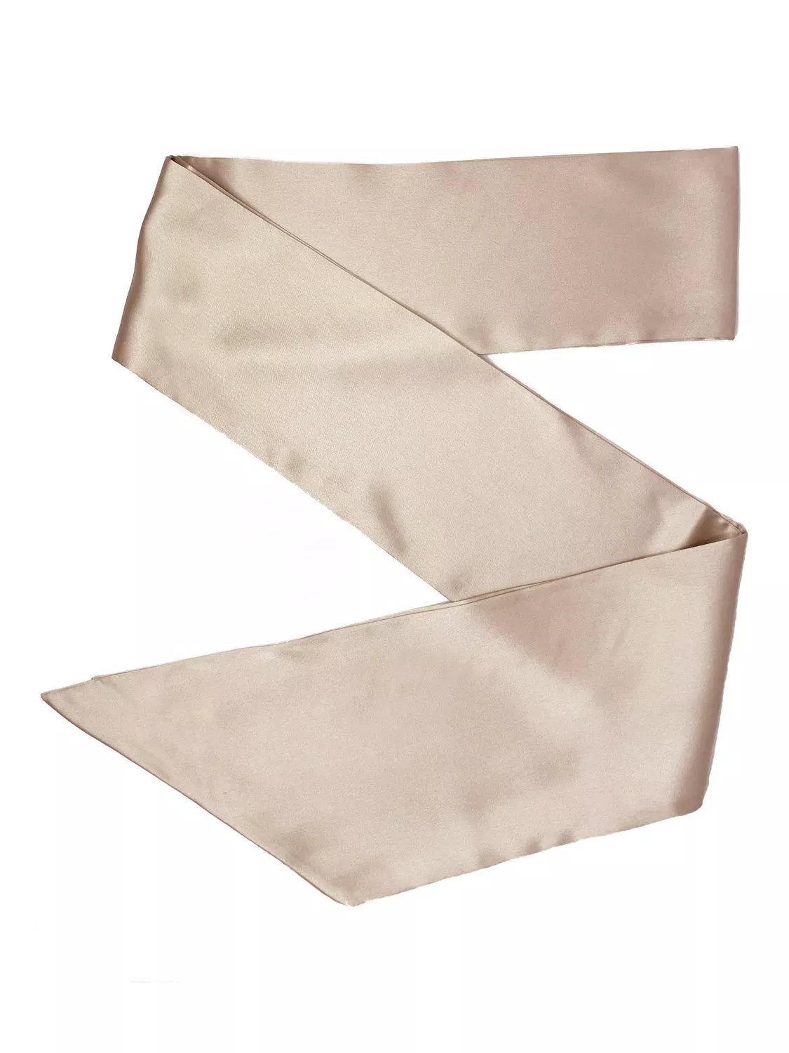 Rewritten Satin Bridesmaid Sash, Champagne, One Size
