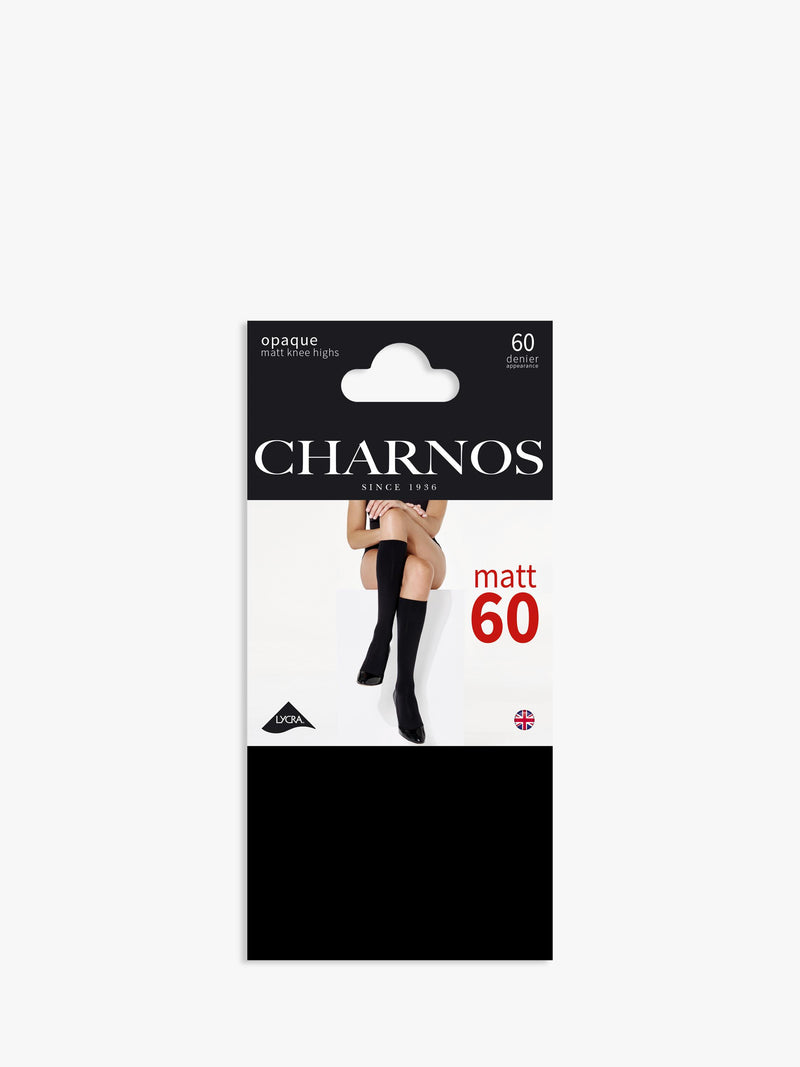 Charnos 60 denier matt knee highs one size, UK version