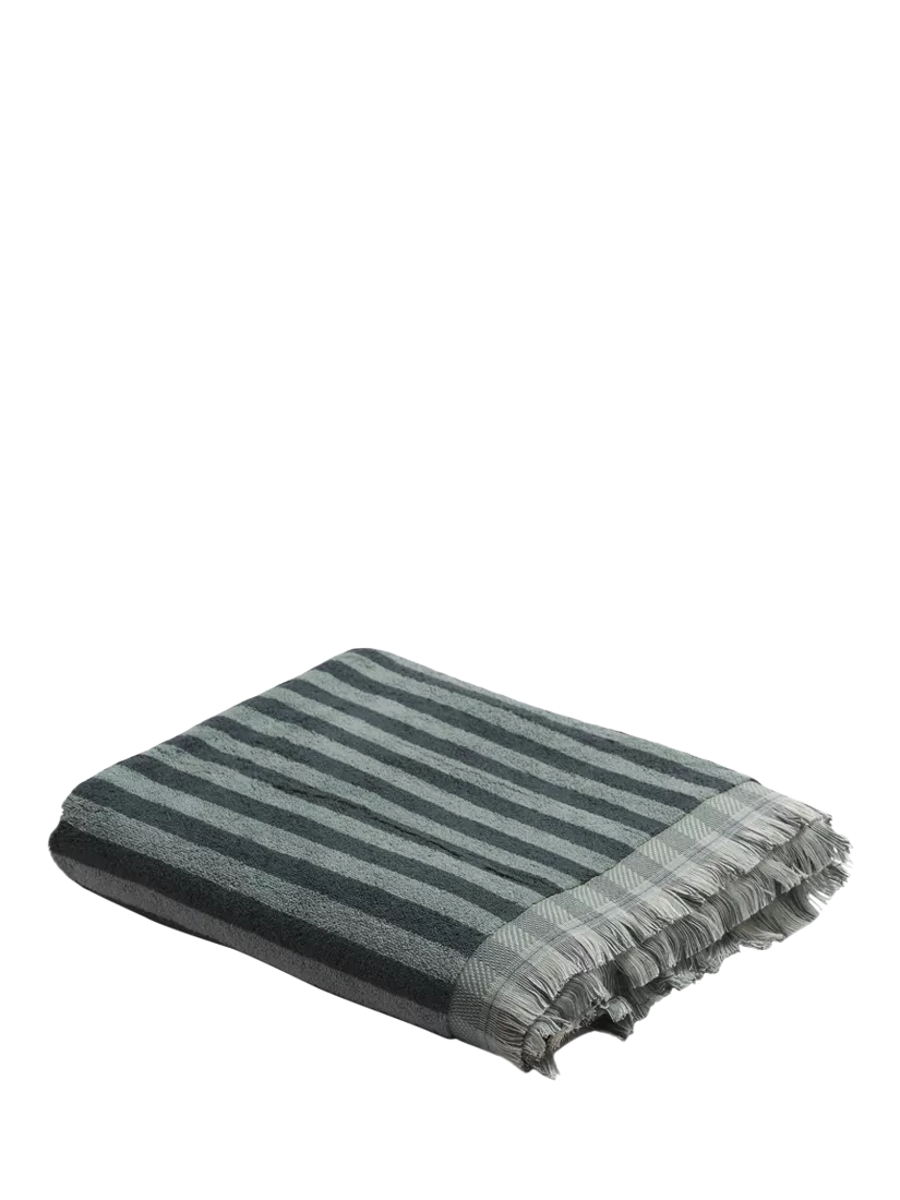 Piglet in Bed Pembroke Stripe Bath Mat