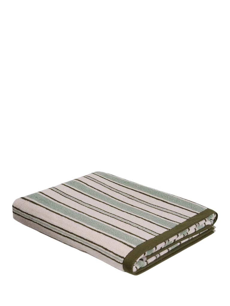 Piglet in Bed Shoreham Stripe Bath Mat