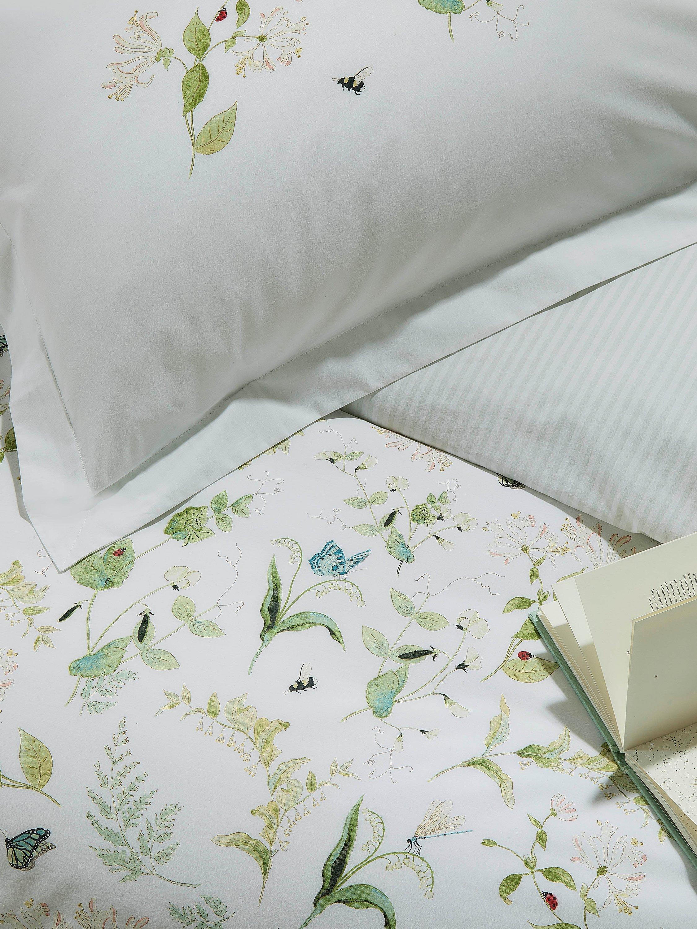 Sophie Allport bedding set wild floral green multi double - British product