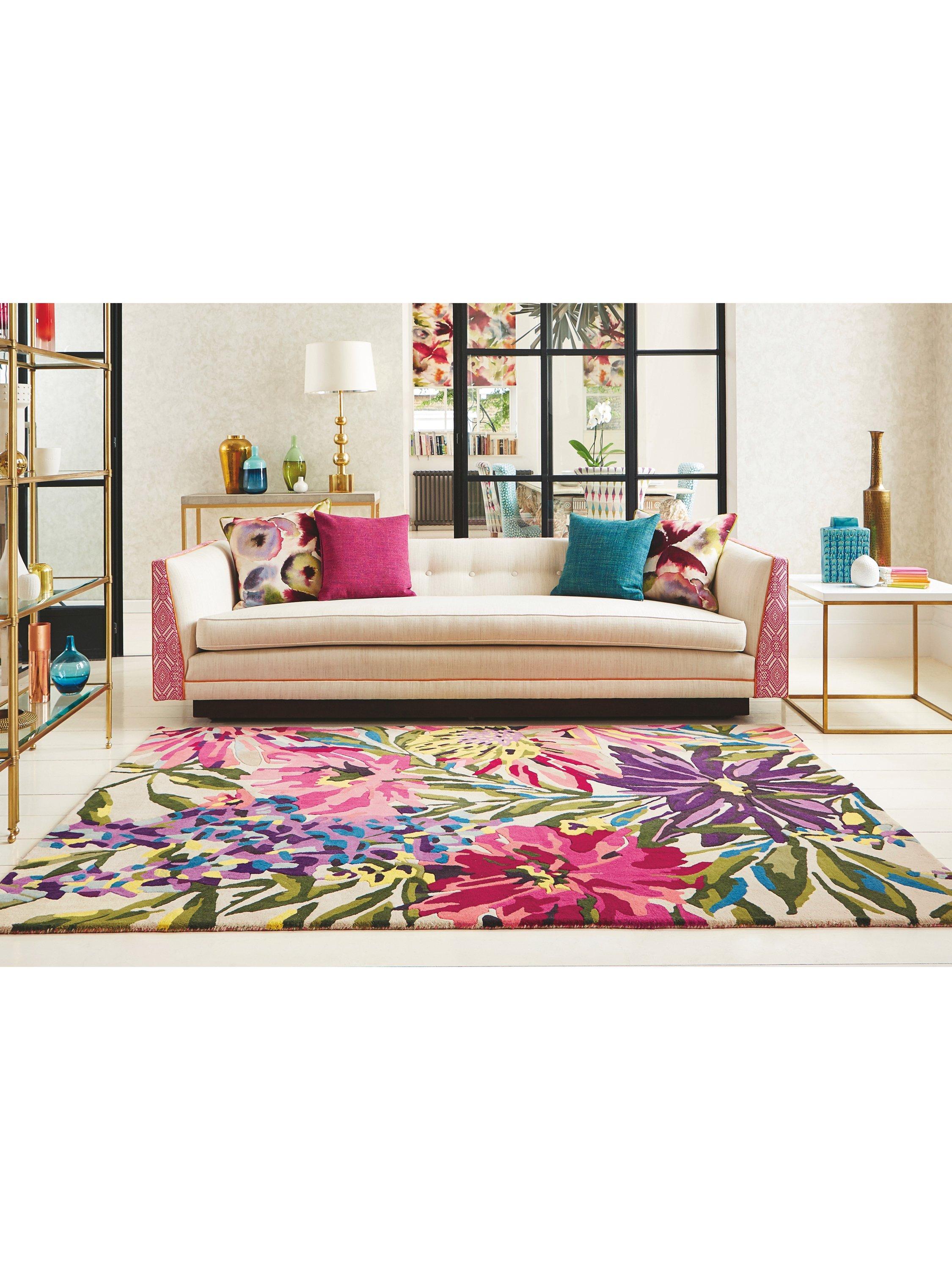 Harlequin Floreale reinwollener Teppich mehrfarbig 200x140cm (Britische Marke)