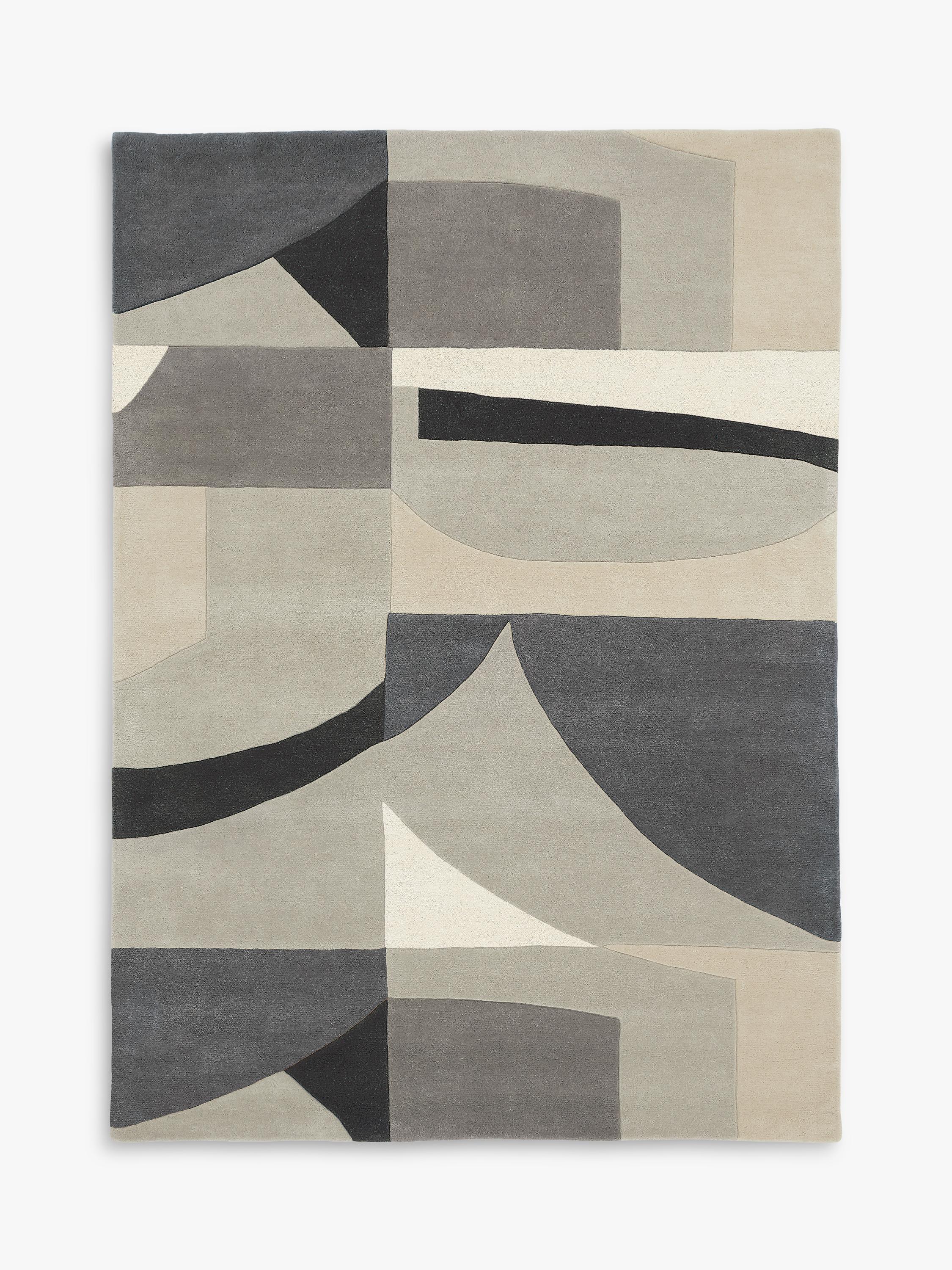 Harlequin geometric pure wool rug in multi colors, UK version
