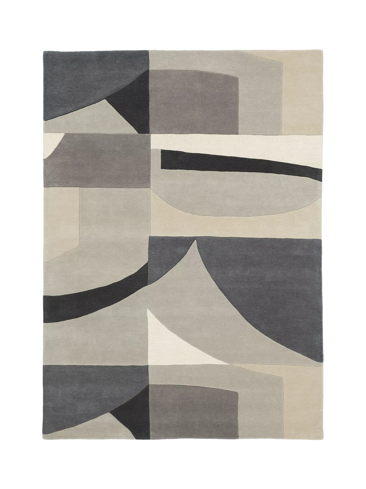 Harlequin geometric pure wool rug in multi colors, UK version